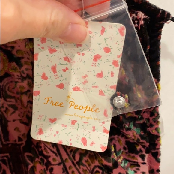 Last one!!!NWT Free People Velvet Minidress M cco$ - Picture 12 of 14